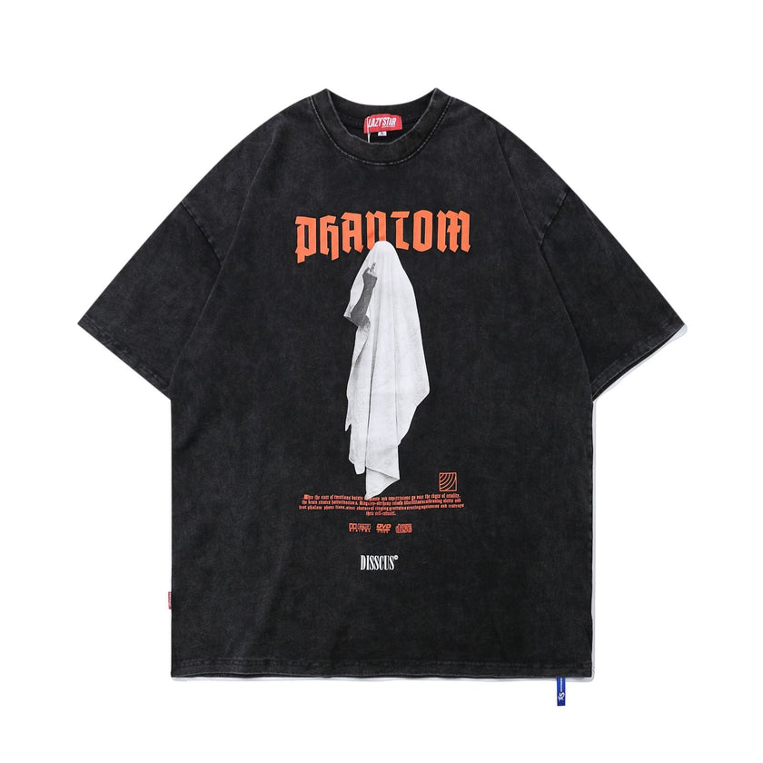 Loose T-Shirt Street Trendy Old Couple Style – Short Sleeve Top