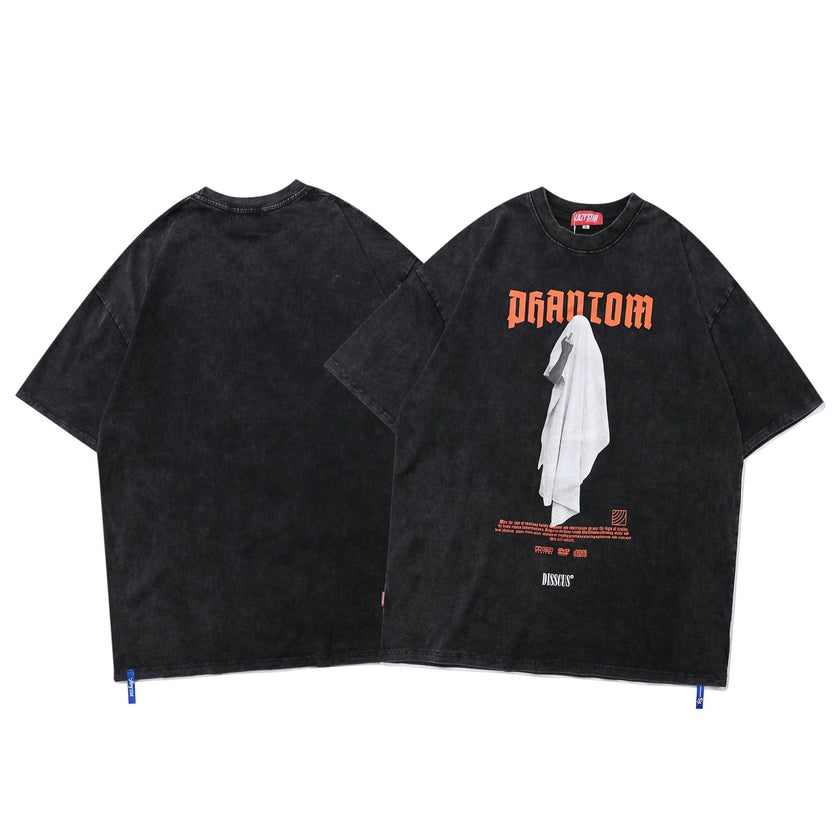 Loose T-Shirt Street Trendy Old Couple Style – Short Sleeve Top