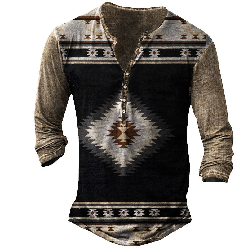 Digital Print Men's Streetwear Top – Trendy Sports Fashion Shirt