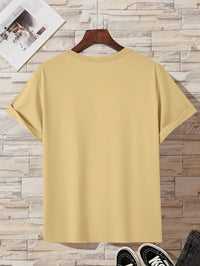 Milano Patterned Printed Men's T-shirt, Comfortable Round Neck T-shirt