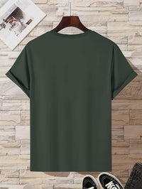 Milano Patterned Printed Men's T-shirt, Comfortable Round Neck T-shirt