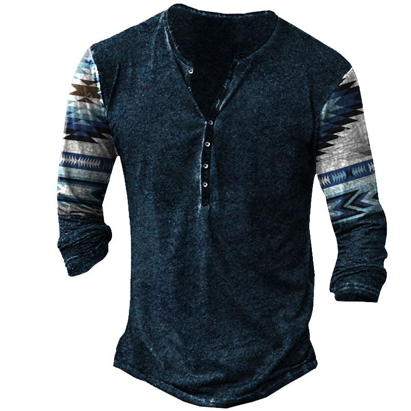 Digital Print Men's Streetwear Top – Trendy Sports Fashion Shirt